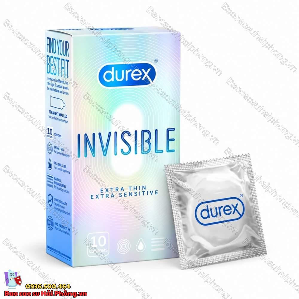 Bao Cao Su Durex Invisible - Siêu Mỏng