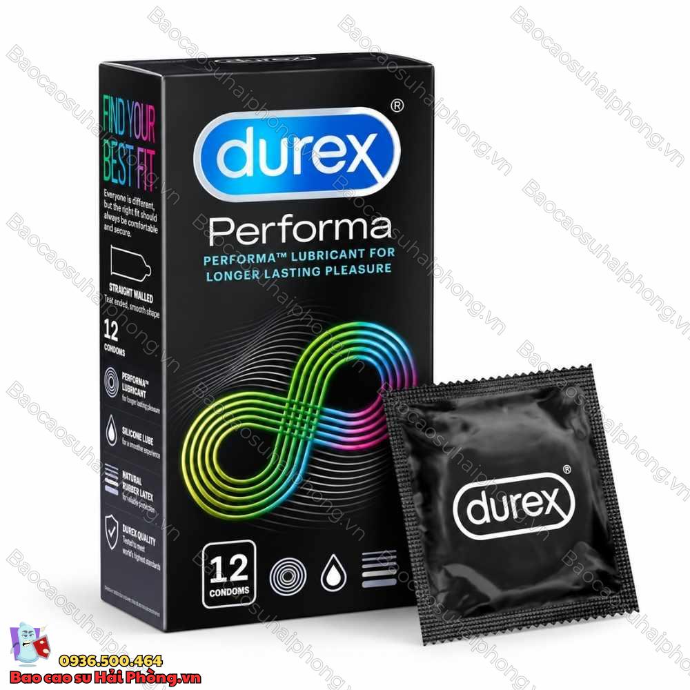 Bao Cao Su Durex Performa - Kéo Dài Thời Gian