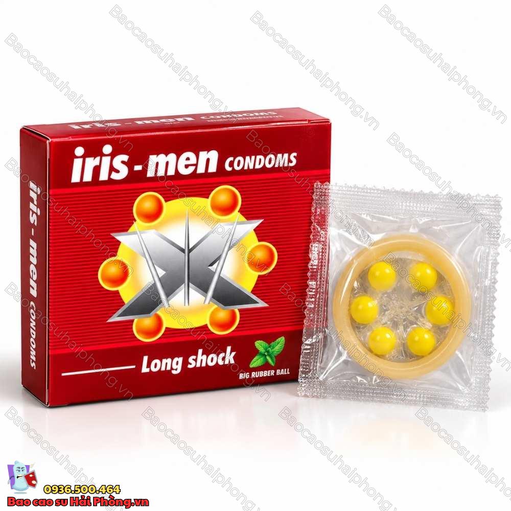 Bao Cao Su Bi Iris Men 6 Bi Lớn - Hộp 10 Chiếc