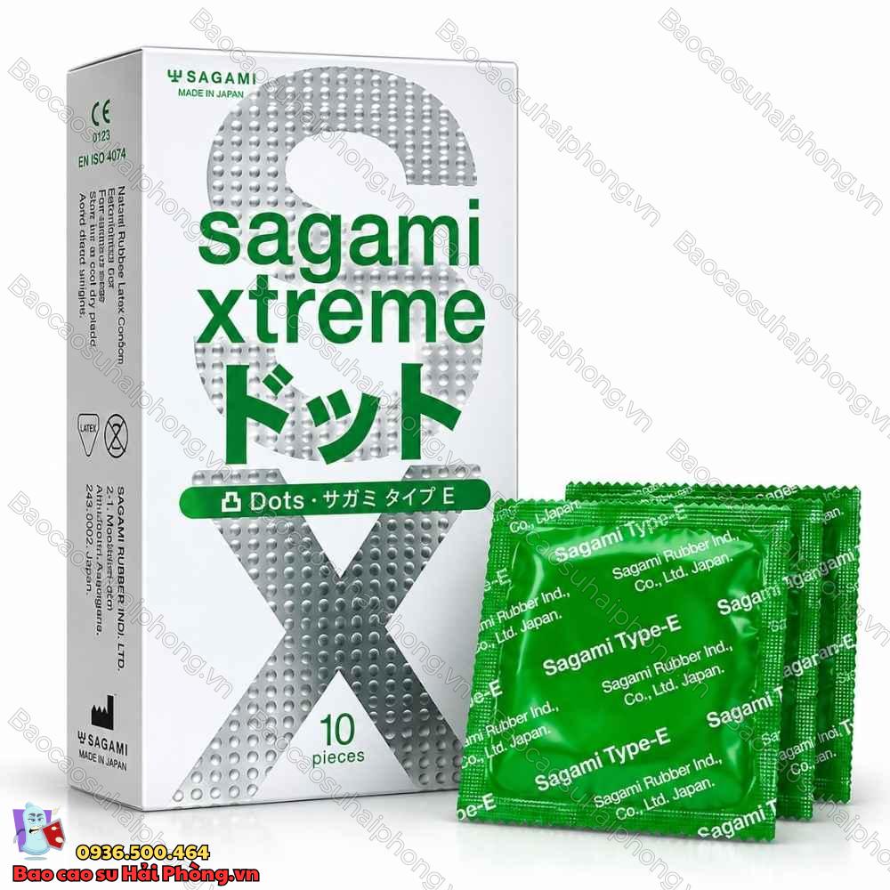 Bao cao su Sagame Xtreme White - Gân gai nổi bật
