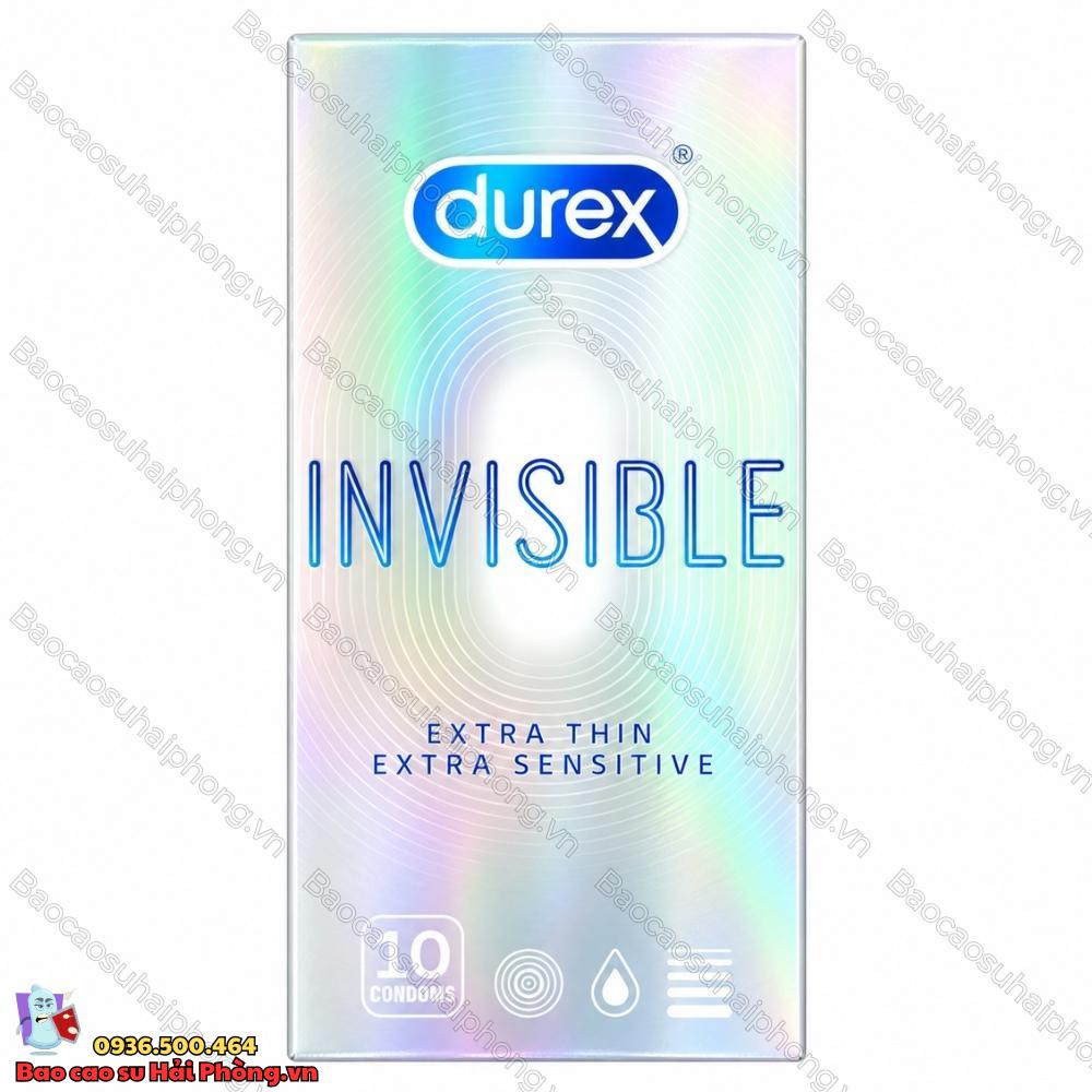 bao-cao-su Bao Cao Su Durex Invisible - Siêu Mỏng