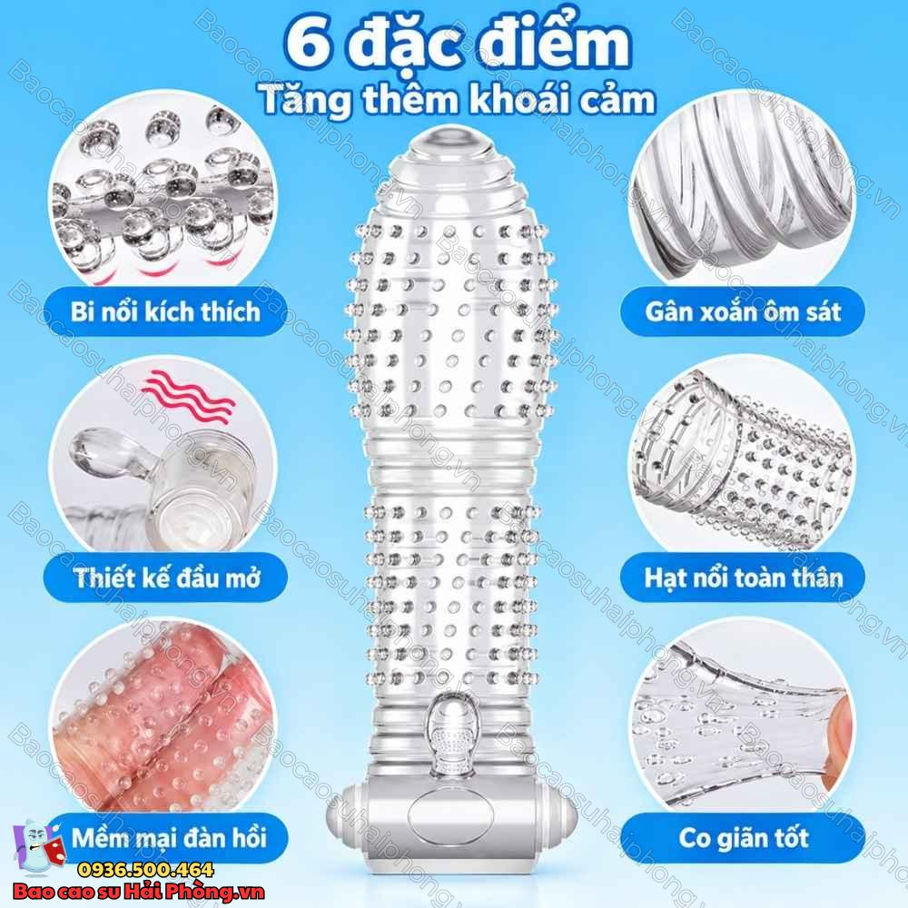 bao-don-den-funny-gan-gai-co-rung (2) Đôn rung gai cao cấp Funny - Gân gai kích thích có rung