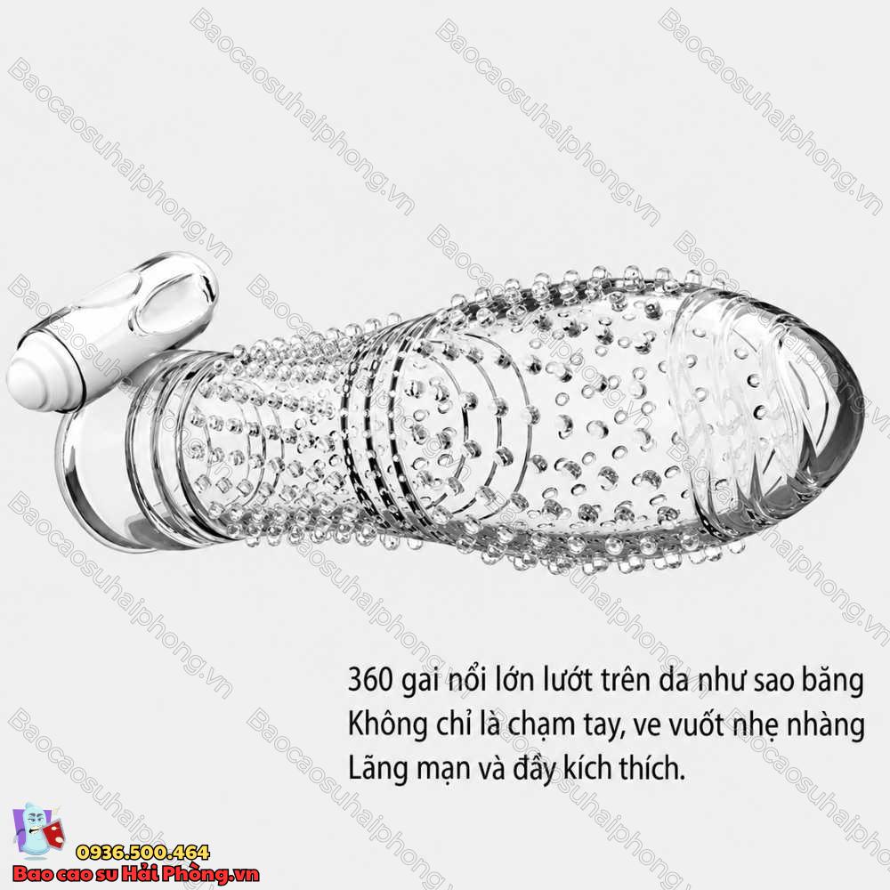 Đôn rung gai cao cấp Funny - Gân gai kích thích có rung