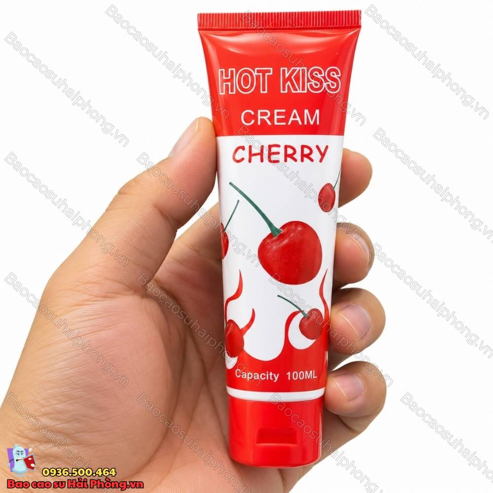 gel-boi-tron-huong-cherry-100ml Gel bôi trơn Hot Kiss - Hương Cherry - Chai lớn100ml