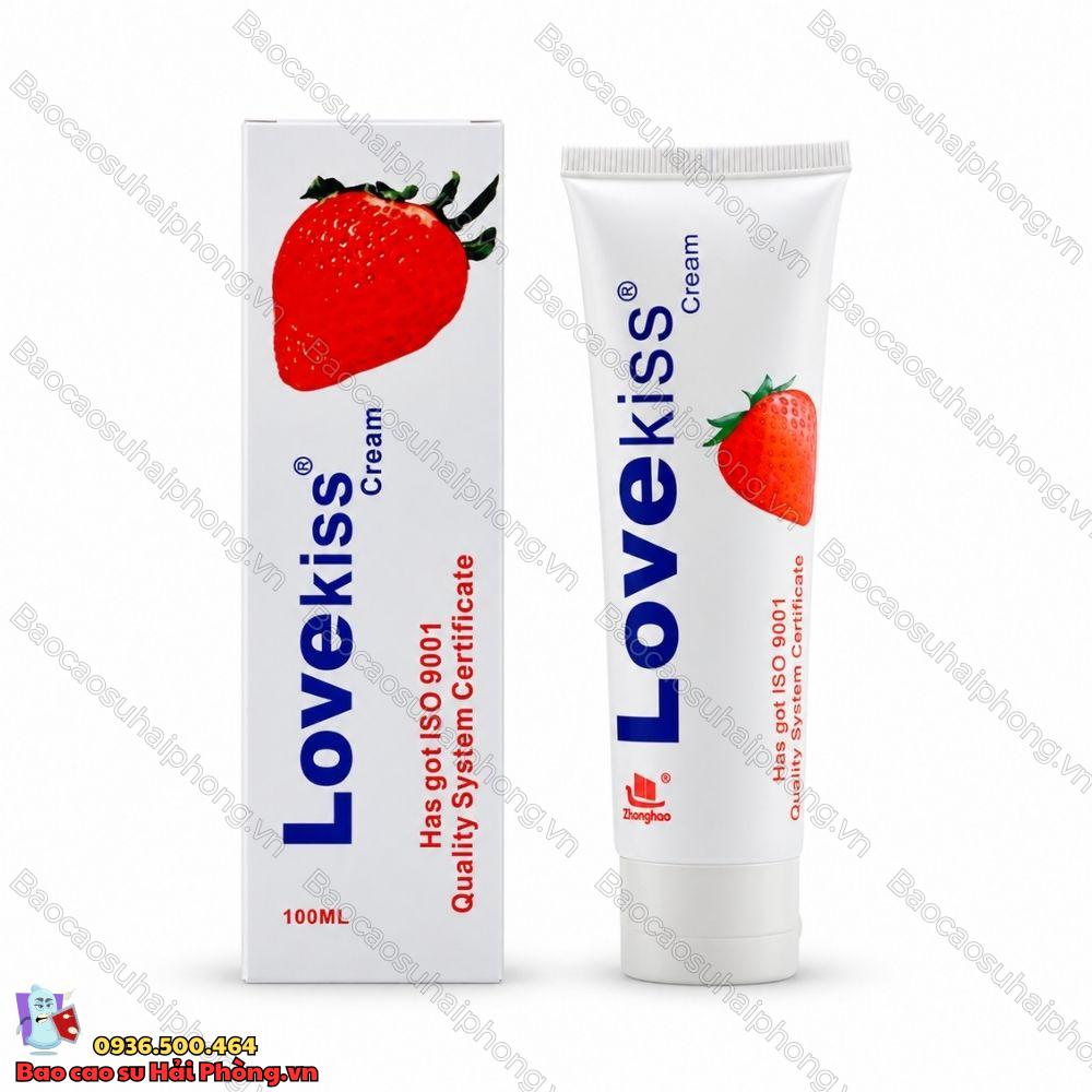 Gel Bôi Trơn Love Kiss 100ml – Hương Dâu