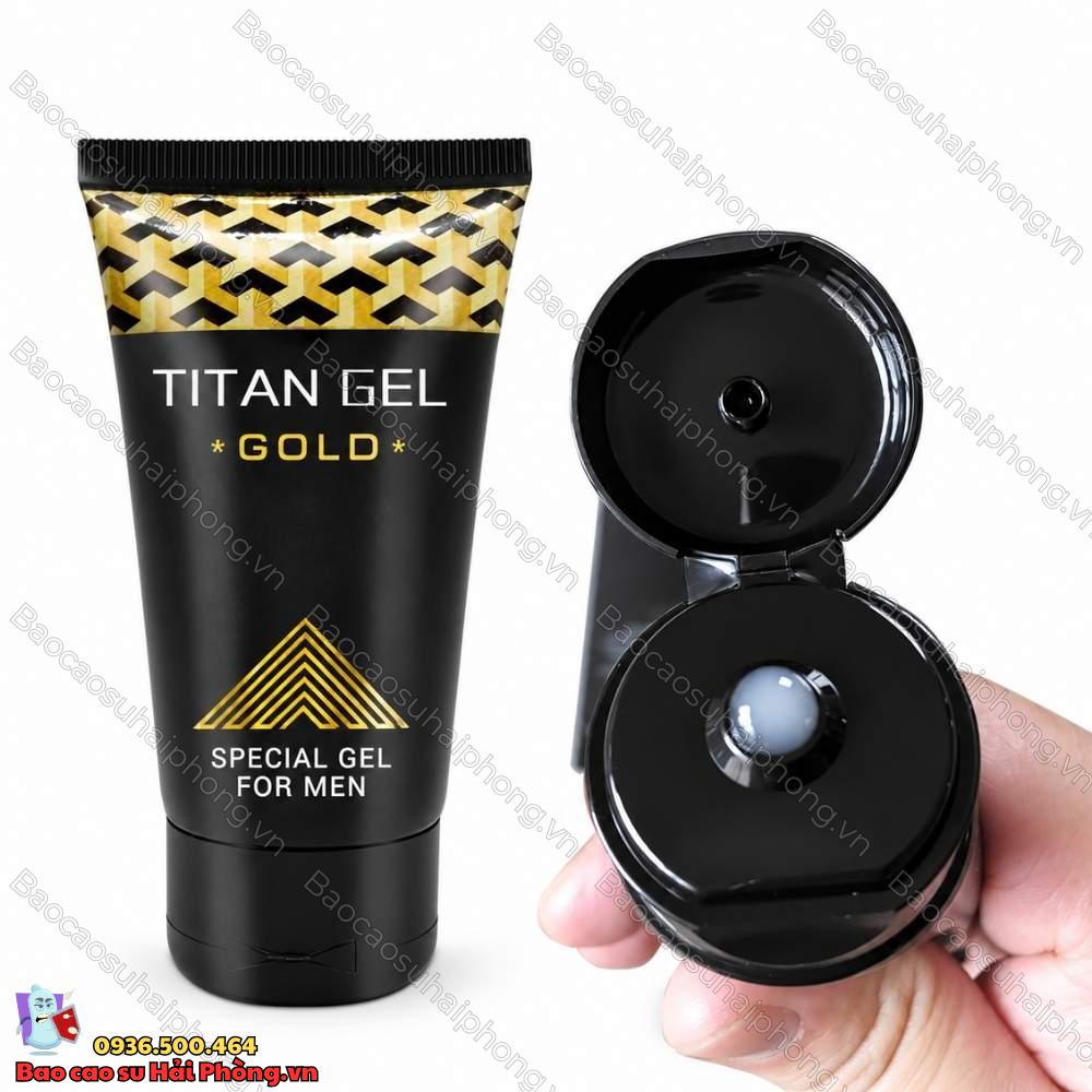 gel-boi-tron-titan-gel-gold Titan Gel Gold - Gel Tăng Kích Thước Dương Vật - Chính Hãng