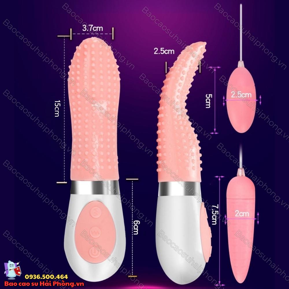 Lưỡi liếm kèm trứng rung Joker