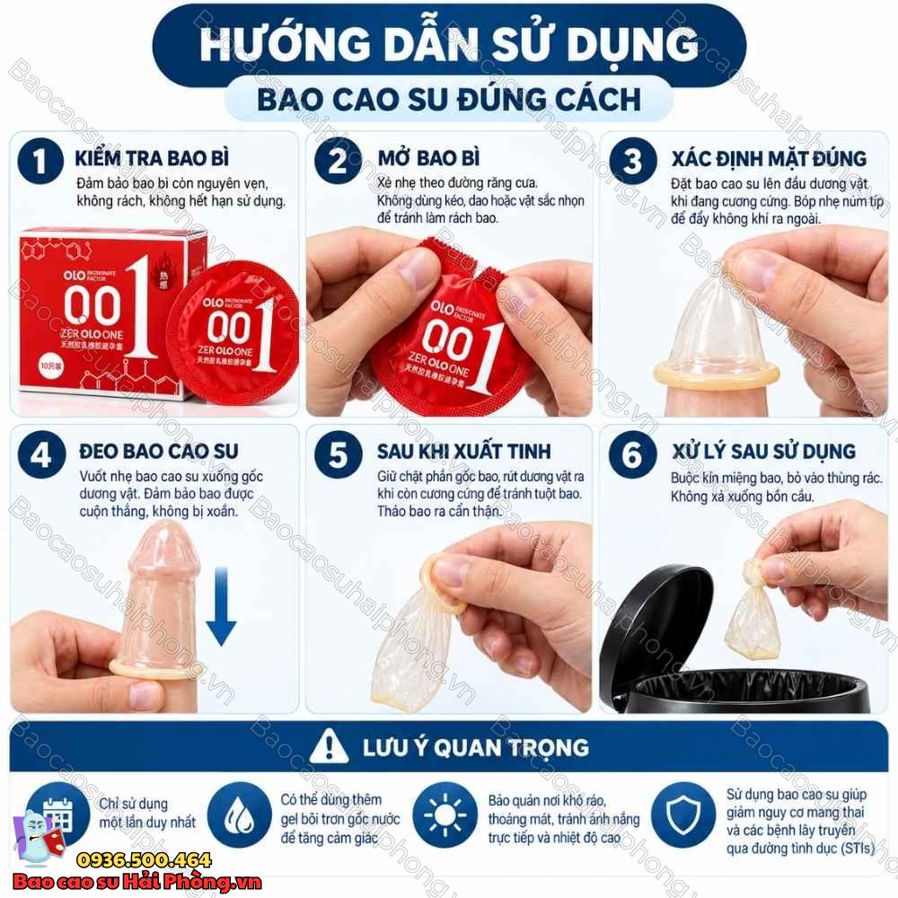 Bao cao su OLO 0.01 – Siêu mỏng, hiệu ứng nhiệt ấm