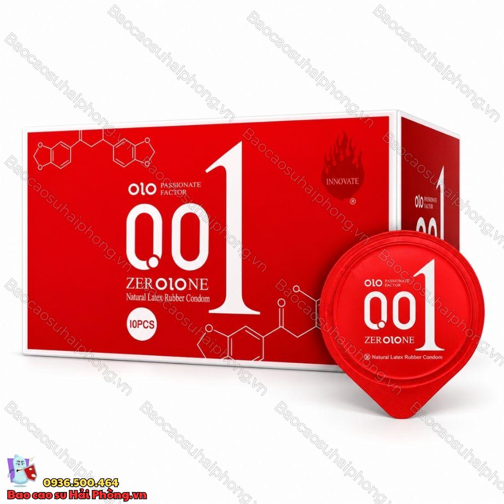 Bao cao su OLO 0.01 – Siêu mỏng, hiệu ứng nhiệt ấm