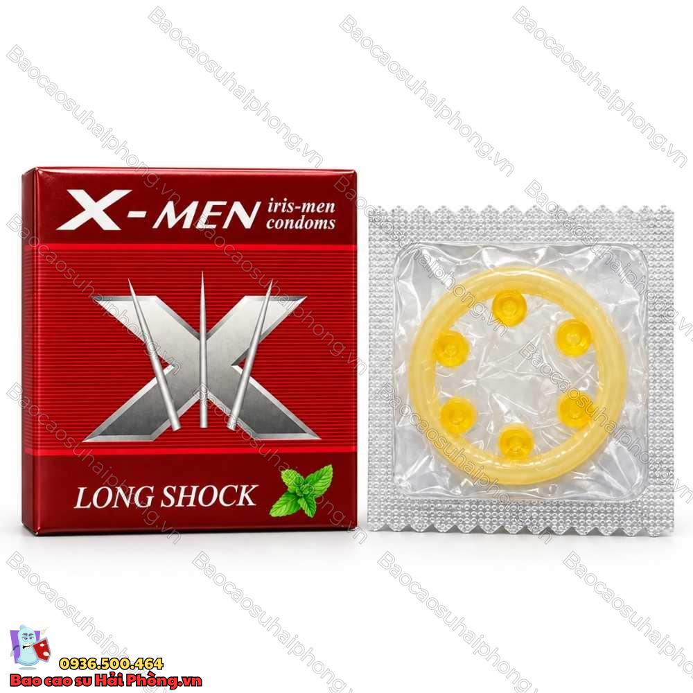 Bao cao su Xmen – 6 bi silicone tăng kích thích