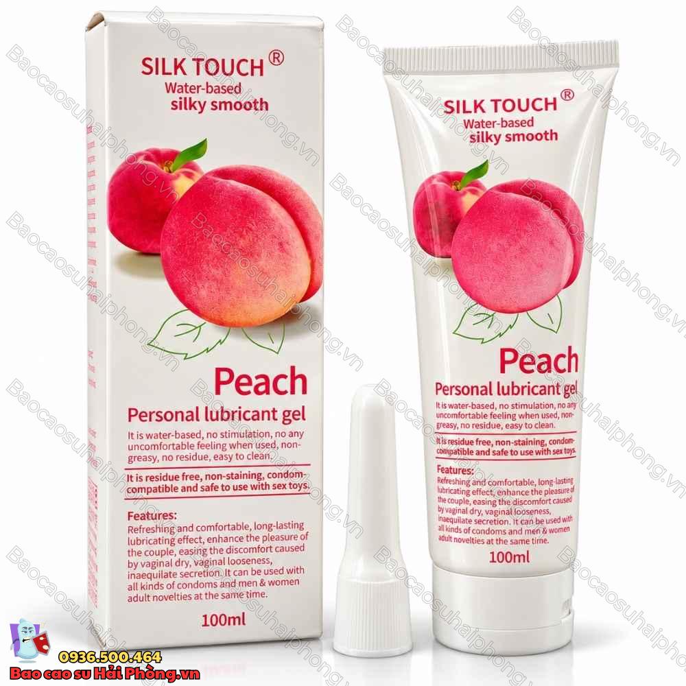 Gel Bôi Trơn Silk Touch 100ml - Hương Đào