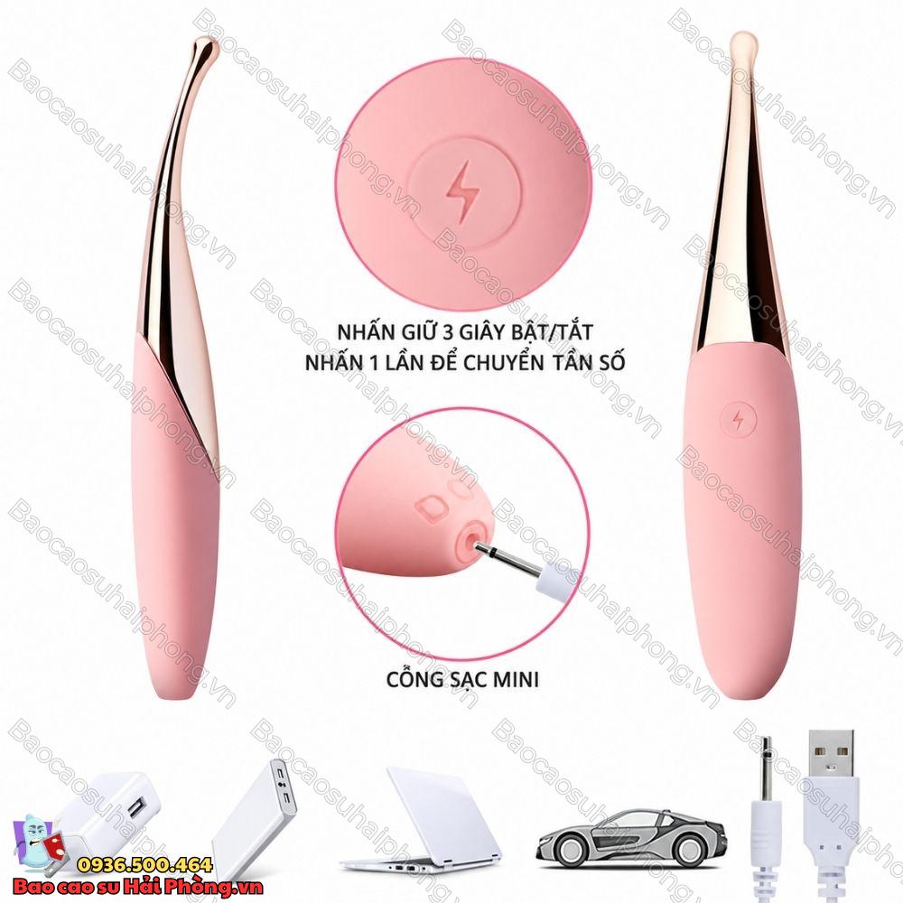 Que-rung-am-dao-Jiyu (2) Que rung âm đạo Jiyu - 12 chế độ rung, 3 đầu massage