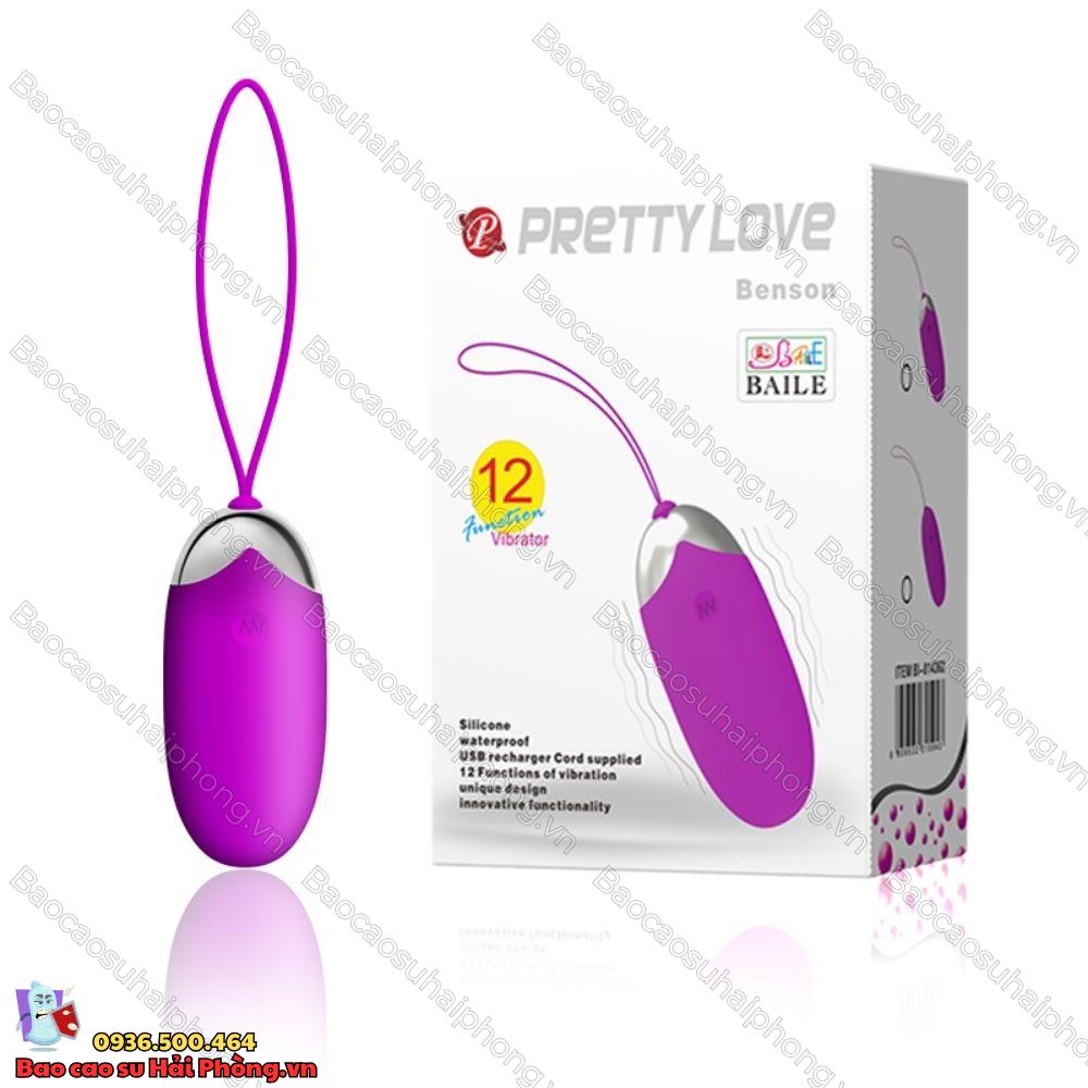 Trứng rung tình yêu Pretty Love Benson - 12 chế độ rung