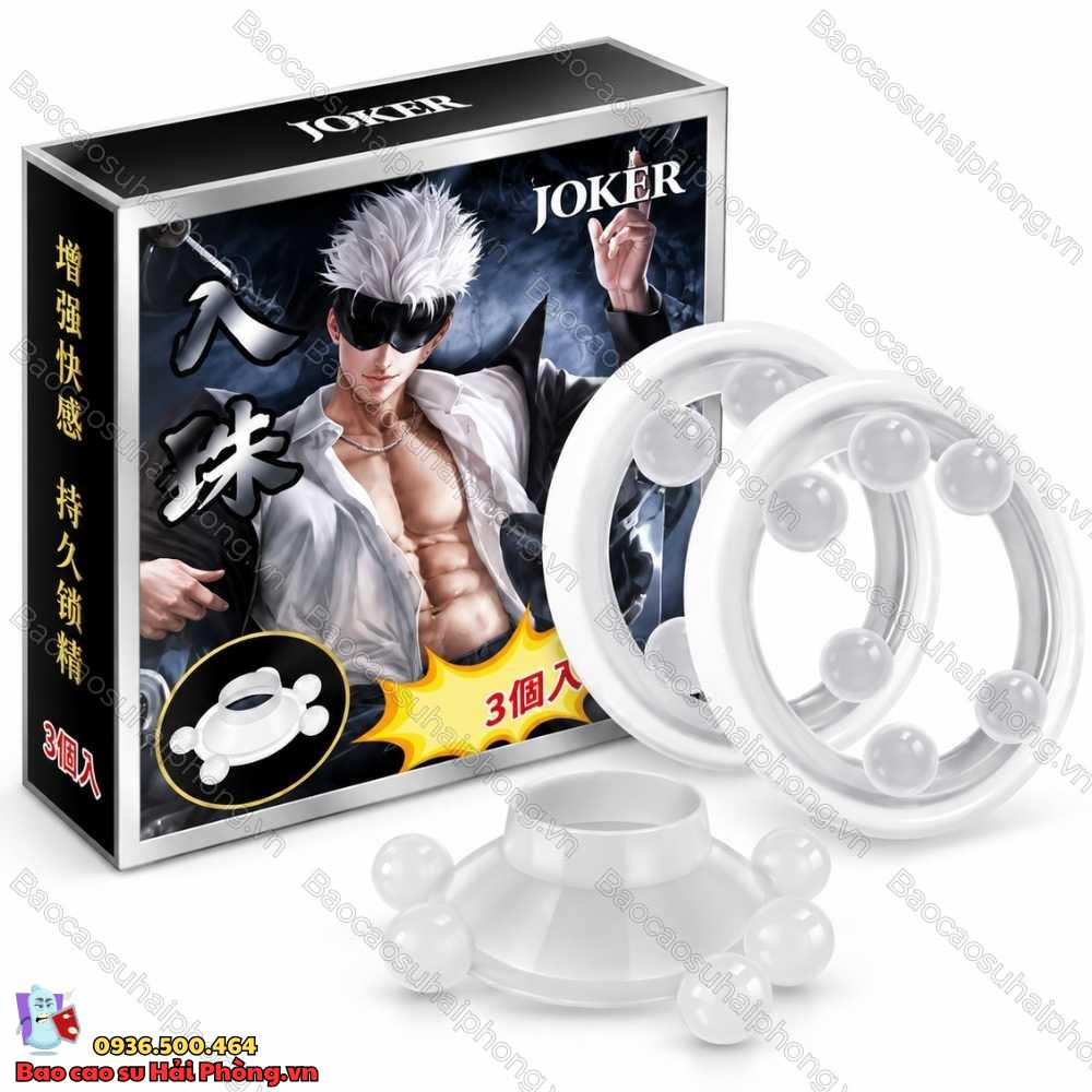 Vòng bi đeo dương vật Joker - 5 bi kích thích đa điểm