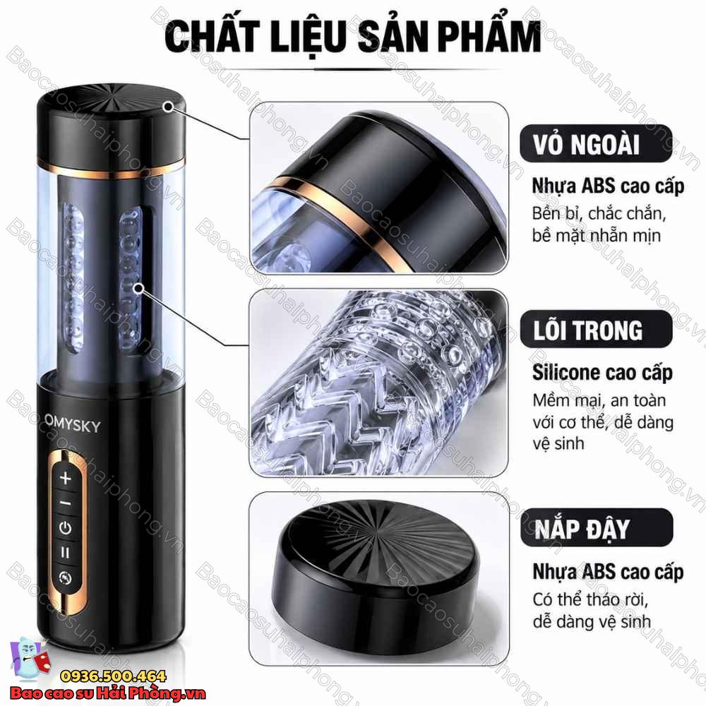 coc-thu-dam-tu-dong-omysky (5) Cốc thủ dâm Omysky – Tự động thụt – Rung – Rên – Bluetooth