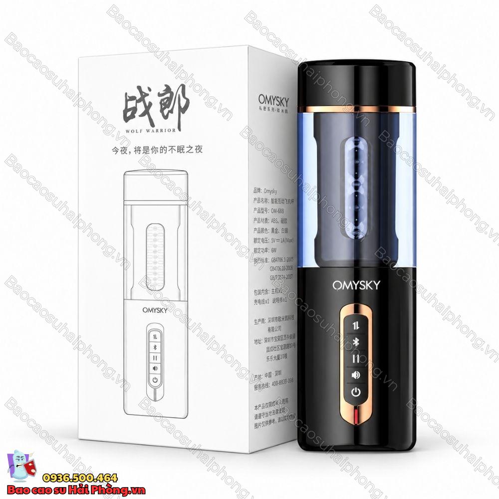 Cốc thủ dâm Omysky – Tự động thụt – Rung – Rên – Bluetooth