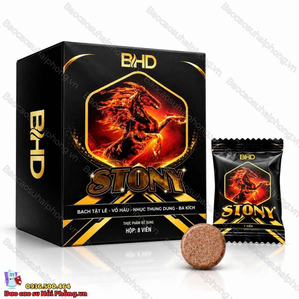 Kẹo Đổi Gió Stony - Hộp 8 Viên