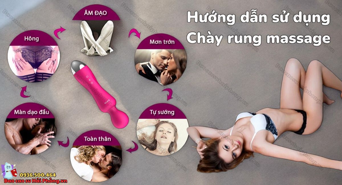 Hướng dẫn sử dụng chày rung massage