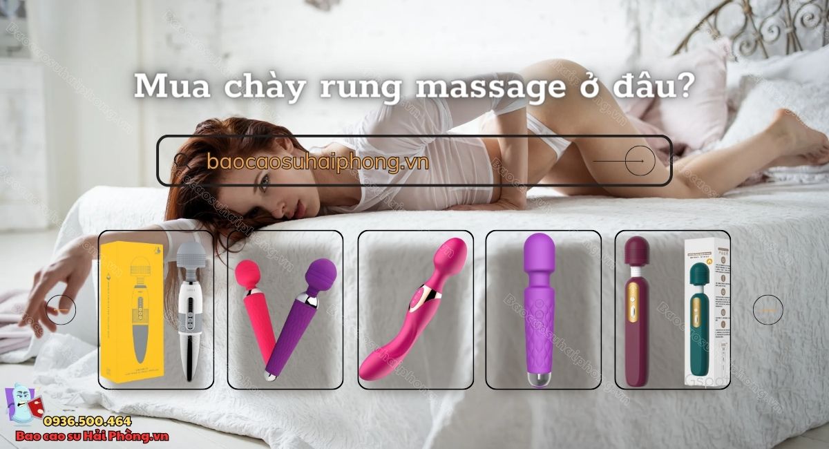 Shop chày rung massage tại Hải Phòng