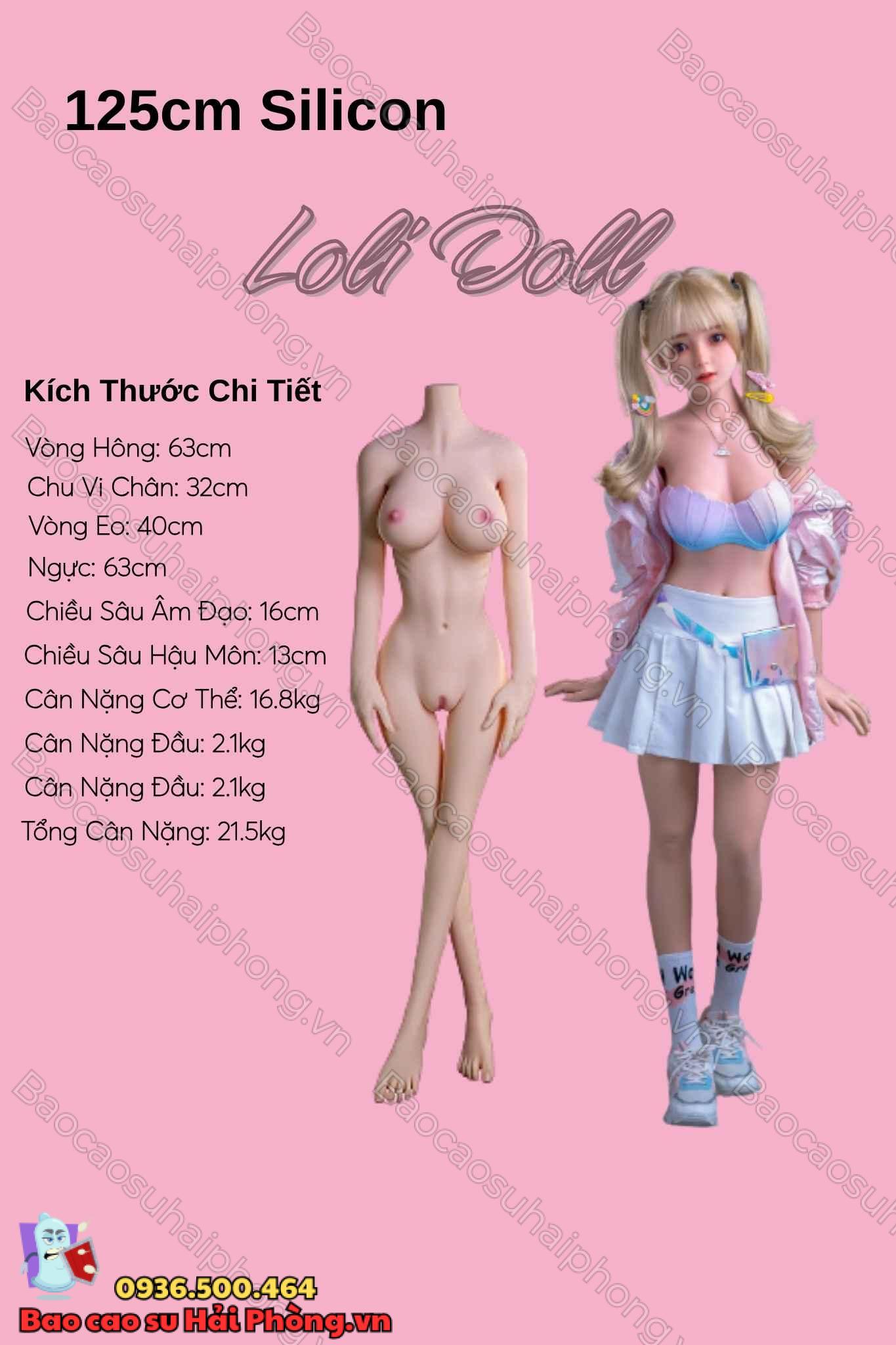 Búp bê tình dục Loli (1) Búp bê tình dục silicon Loli