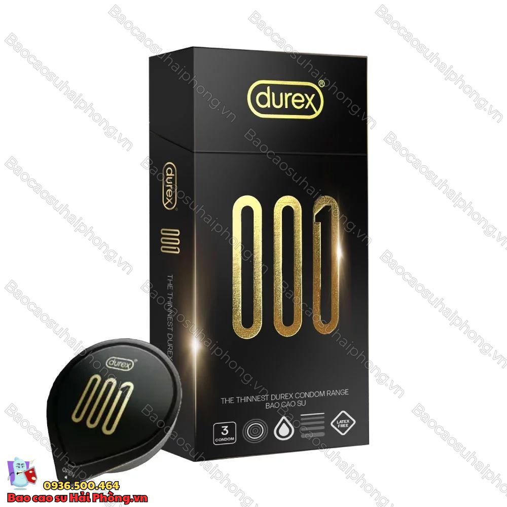 bao cao su Durex siêu mỏng 001