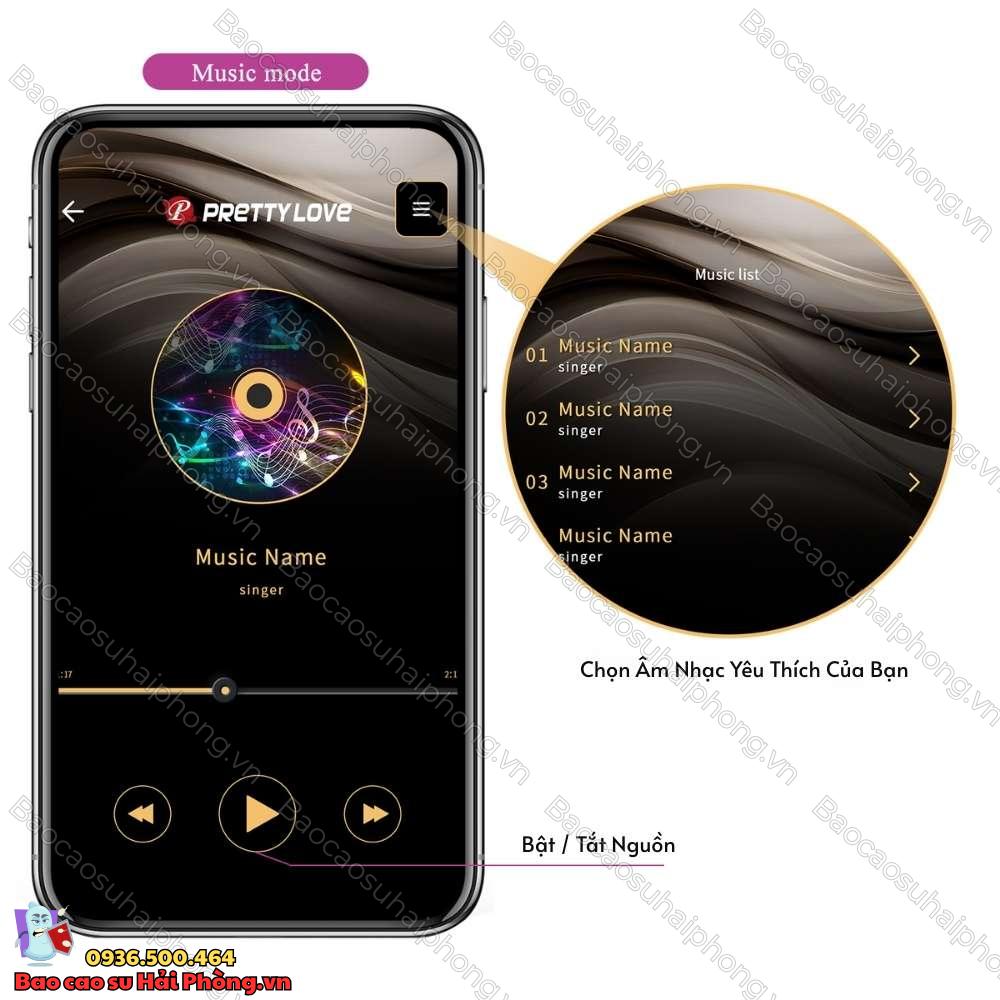 Trứng rung tình yêu Pretty Love Dora