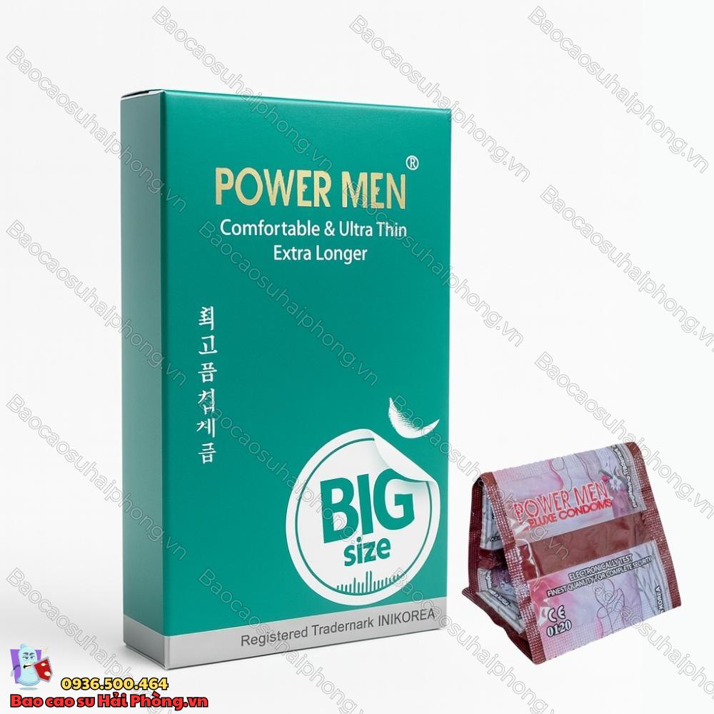 Bao Cao Su Power Men Comfortable & Ultra Thin Extra Longer (Big Size)