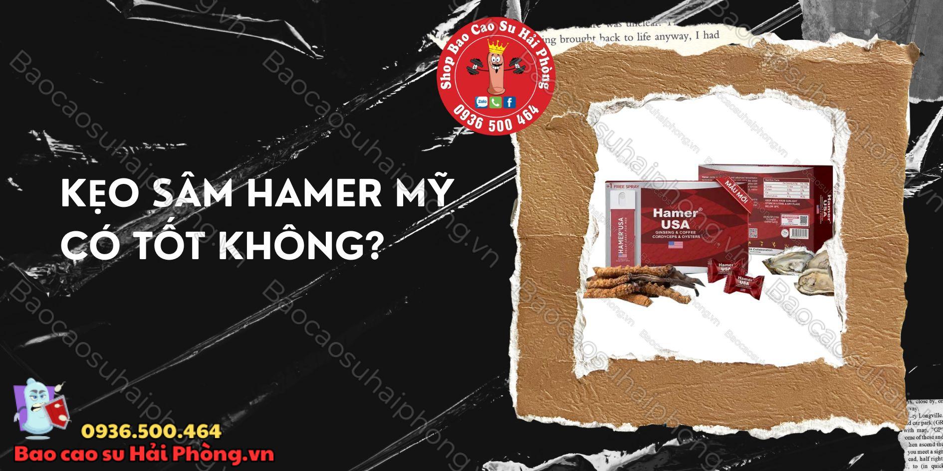 Kẹo sâm Hamer Mỹ có tốt không