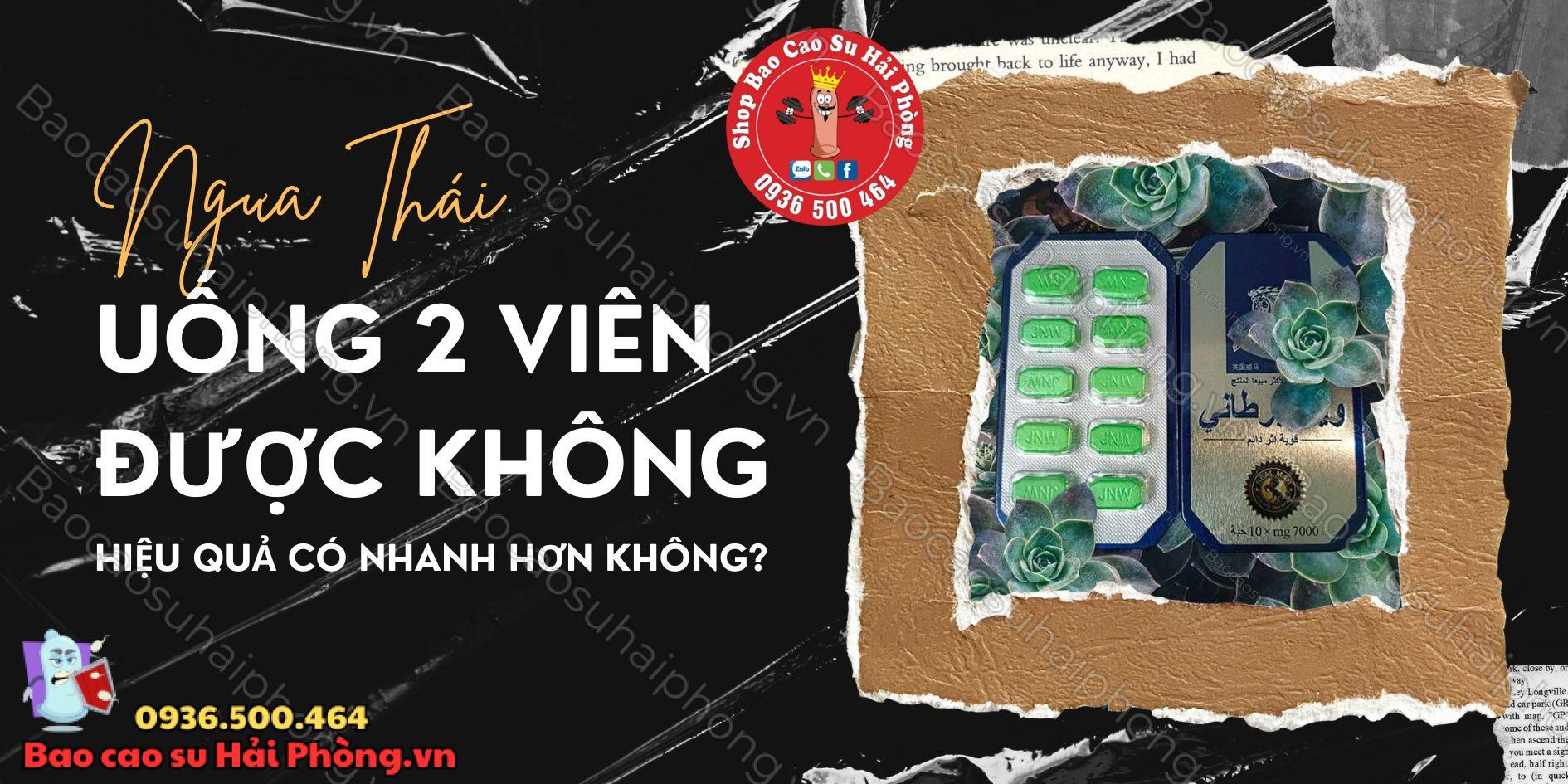 Ngựa Thái uống 2 viên được không Hiệu quả có nhanh hơn không
