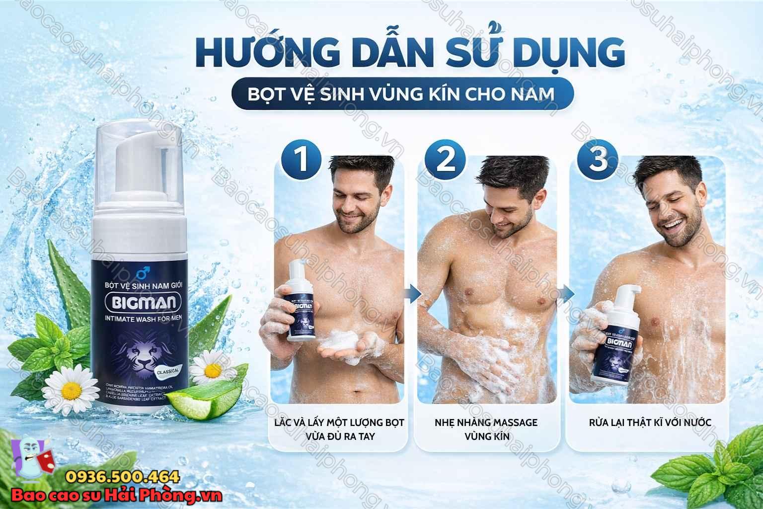 bot-ve-sinh-nam-gioi-bigman (1) Bọt vệ sinh vùng kín nam giới Bigman