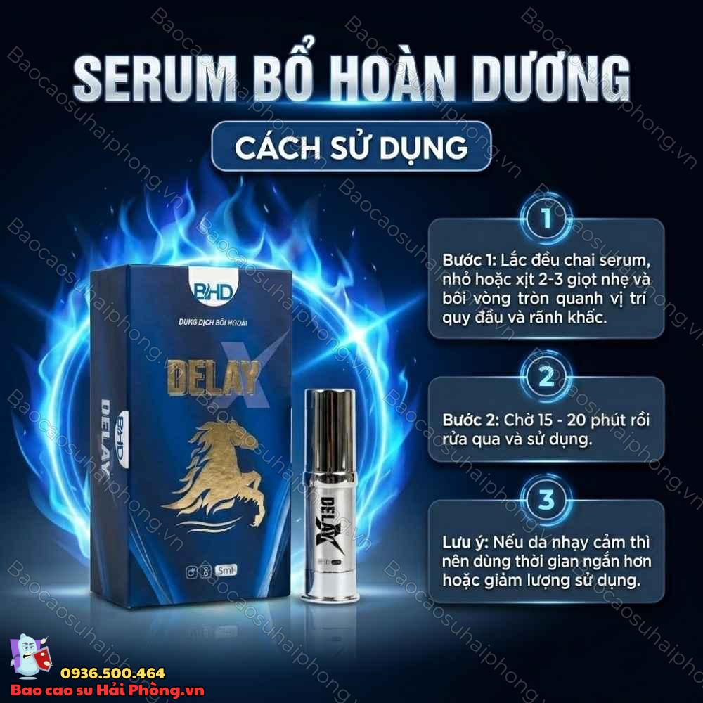 Xịt bổ hoàn dương Delay X