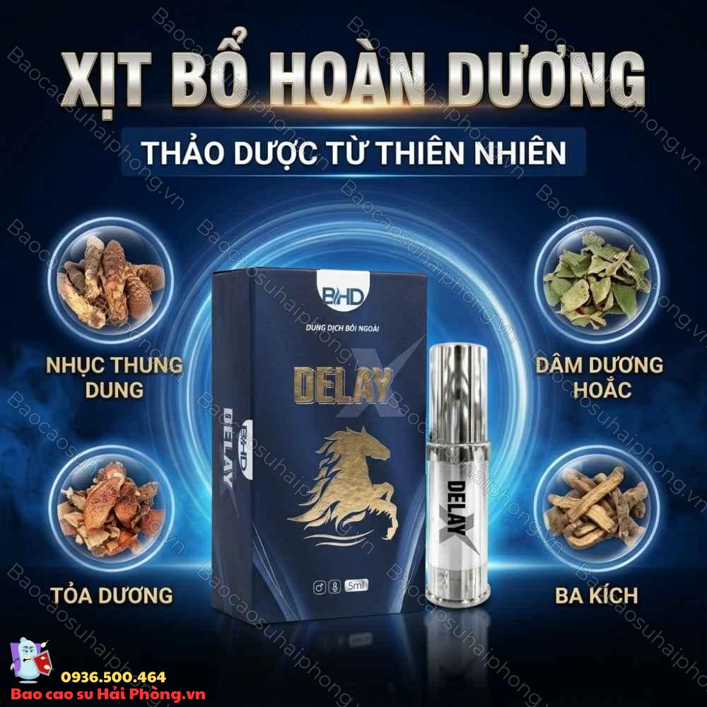 Xịt bổ hoàn dương Delay X