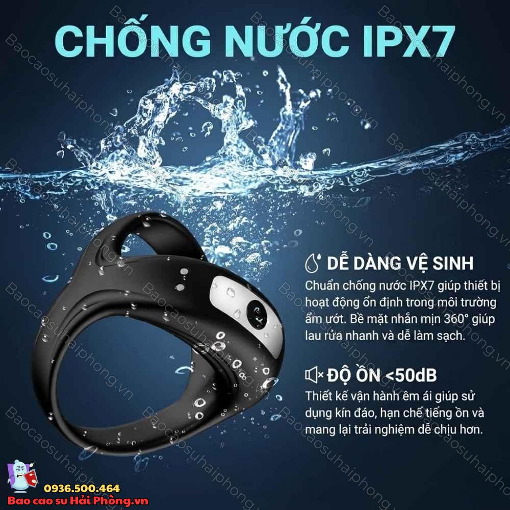 Vòng rung đeo dương vật Triple Loop