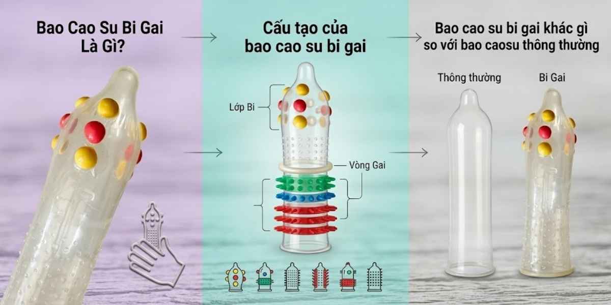 Bao cao su bi gai là gì?