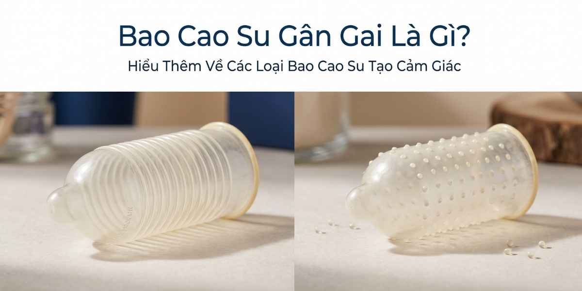 bao cao su gân gai là gì