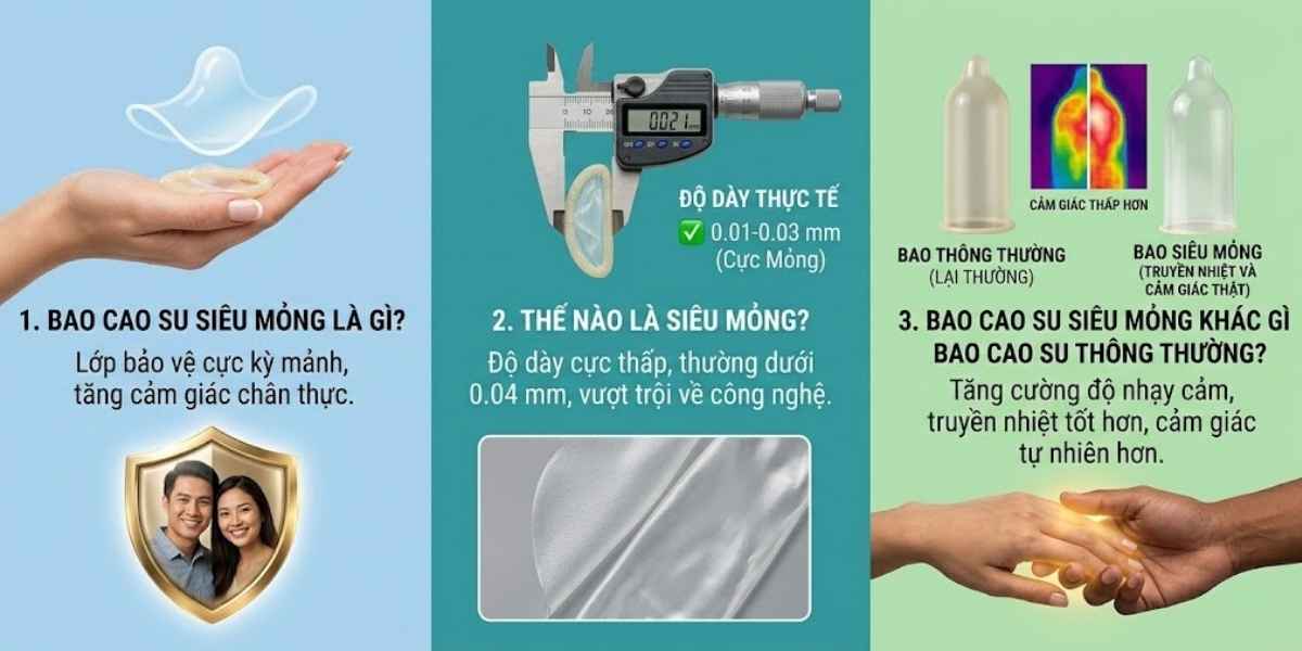 bao cao su siêu mỏng là gì