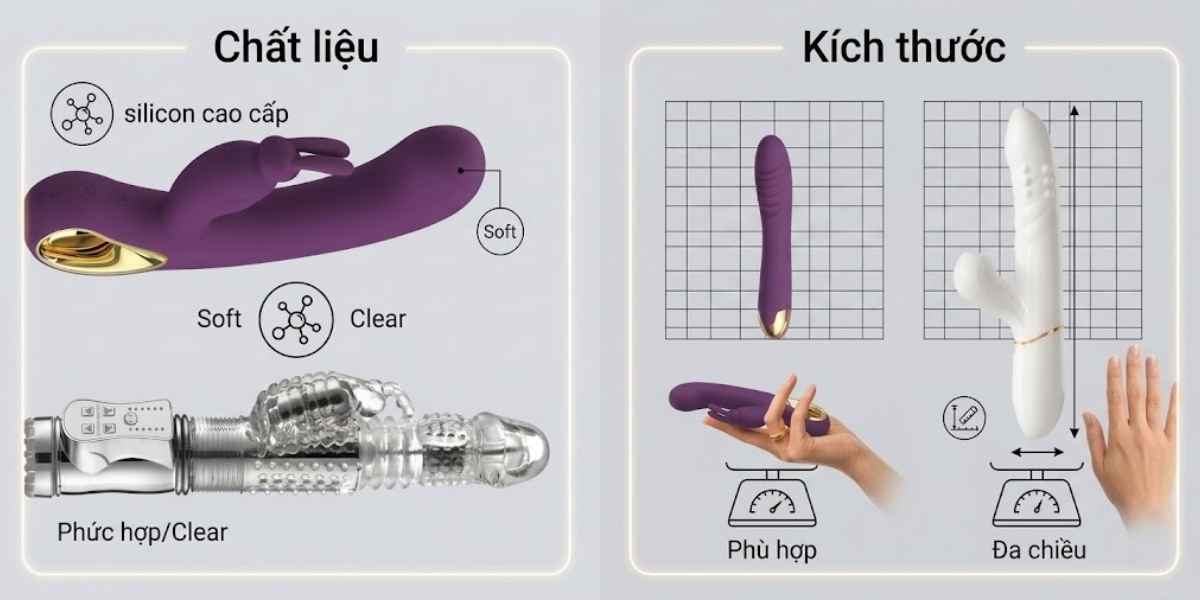 Cách chọn dương vật giả đa năng