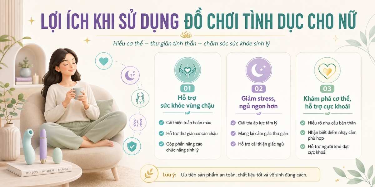 Lợi ích khi sử dụng đồ chơi tình dục