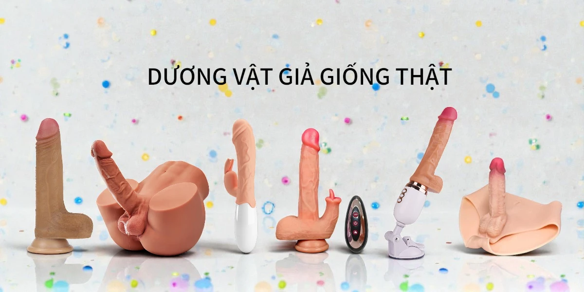 Dương vật giả giống thật phổ biến