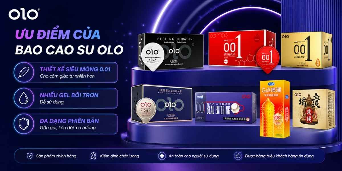 Ưu điểm của bao cao su Olo