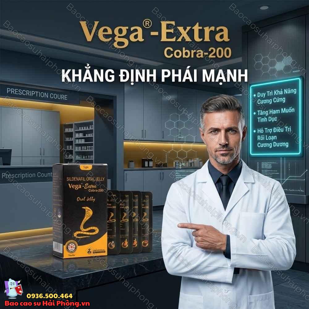 vega-extra-cobra-200 (4) Thạch Vega Extra Cobra 200 - Sidenafil Oral Jelly
