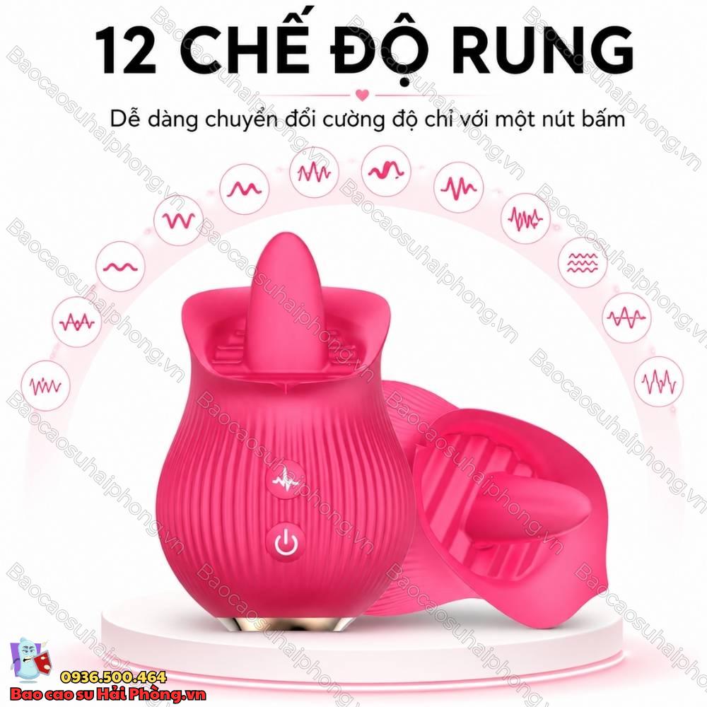 lưỡi liếm hoa hồng Mousse