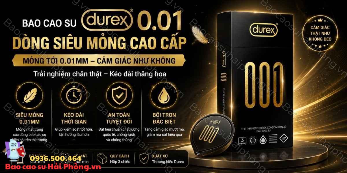 Bao cao su 0.01 giá bao nhiêu? Loại nào đáng tiền nhất?