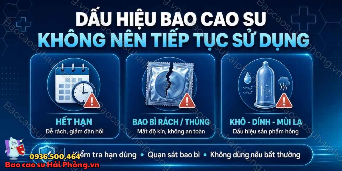 Bao cao su để lâu có dùng được không? Những lưu ý cần biết