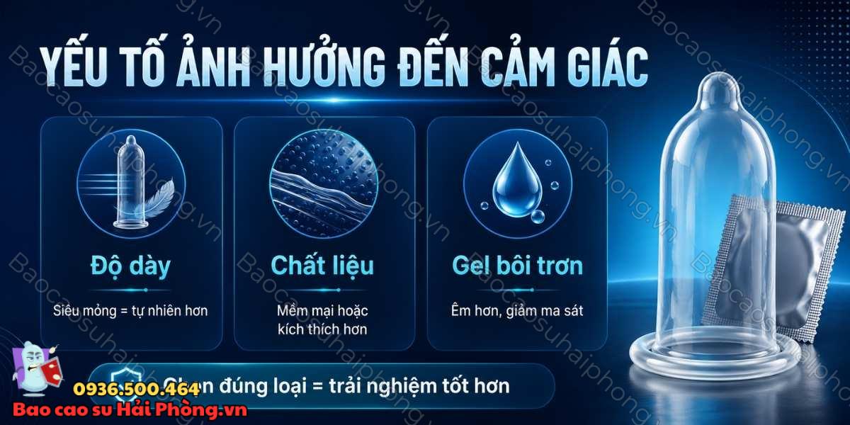 Bao cao su có ảnh hưởng đến cảm giác khi quan hệ không?