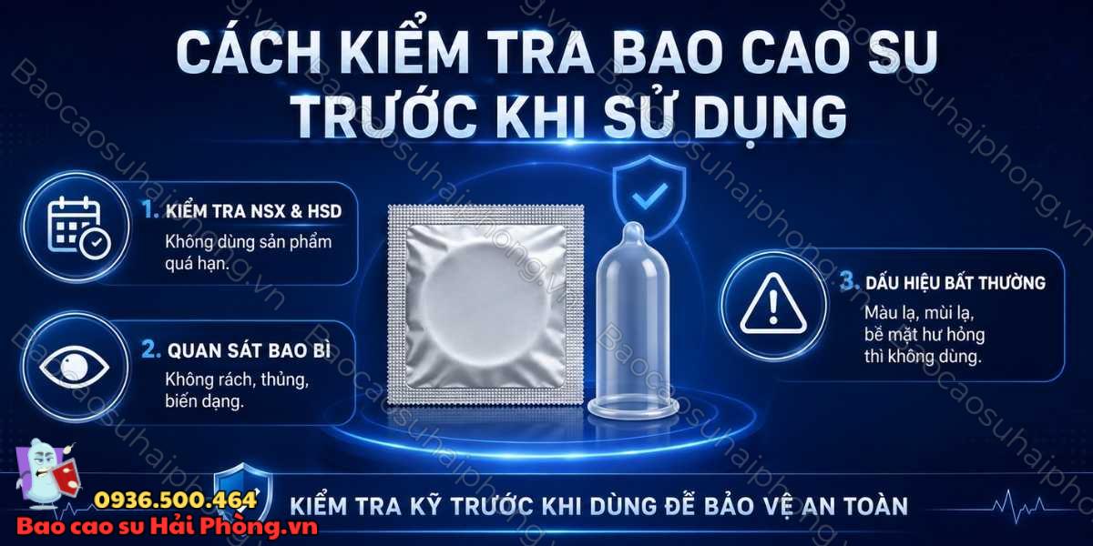 Bao cao su để lâu có dùng được không? Những lưu ý cần biết