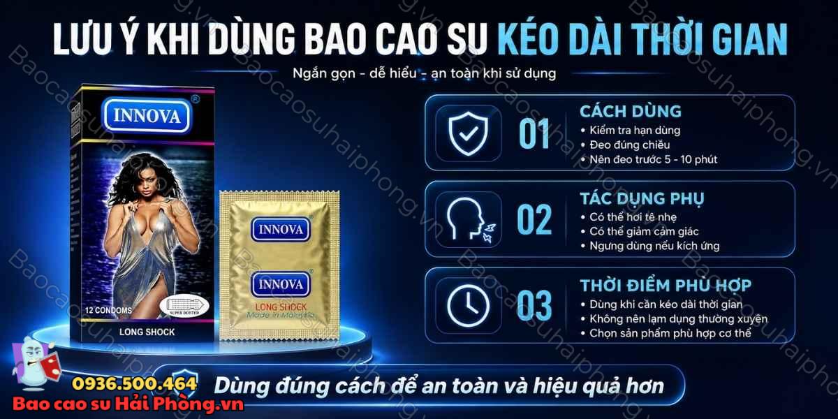 Bao cao su kéo dài thời gian có dùng thường xuyên được không?