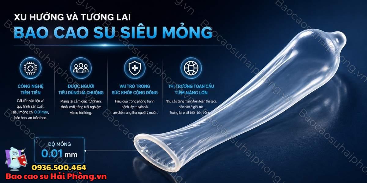 Bao cao su siêu mỏng có gì khác bao cao su thông thường?
