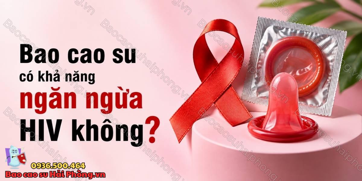Quan hệ dùng bao cao su có lây HIV không?