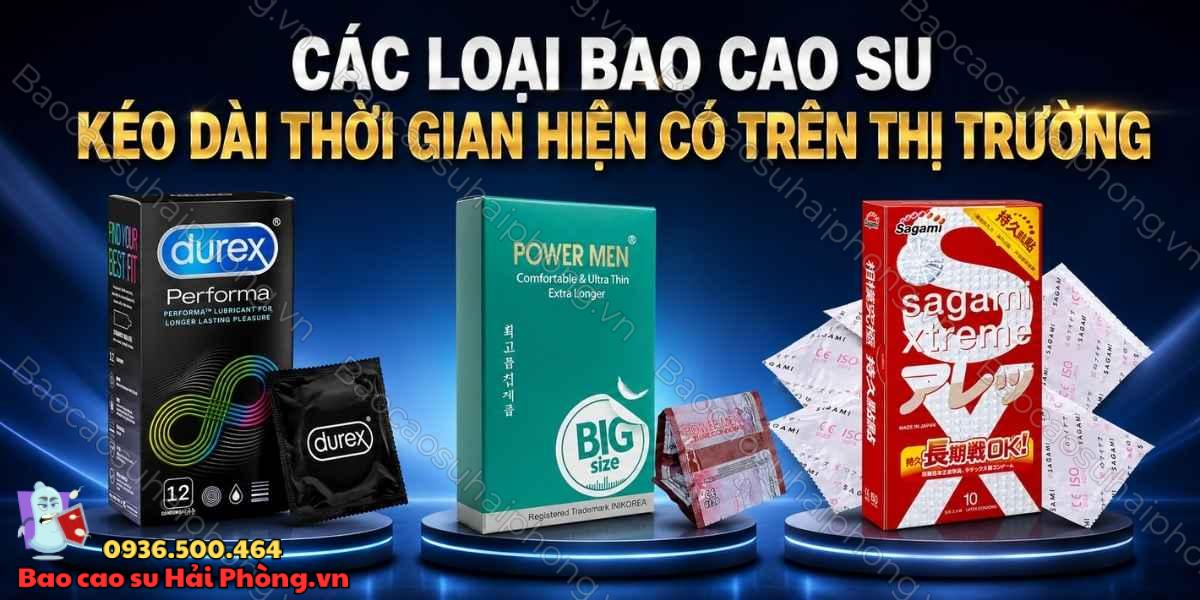 Bao cao su kéo dài thời gian hoạt động như thế nào?